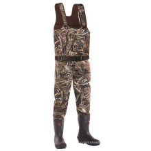 Camo chest wader with 600g cotton insulation